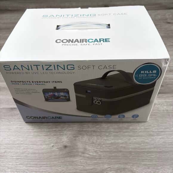Conair Conaircare Sanitizing Soft Case Disinfect Everyday Items Chemical Free - Picture 2 of 16